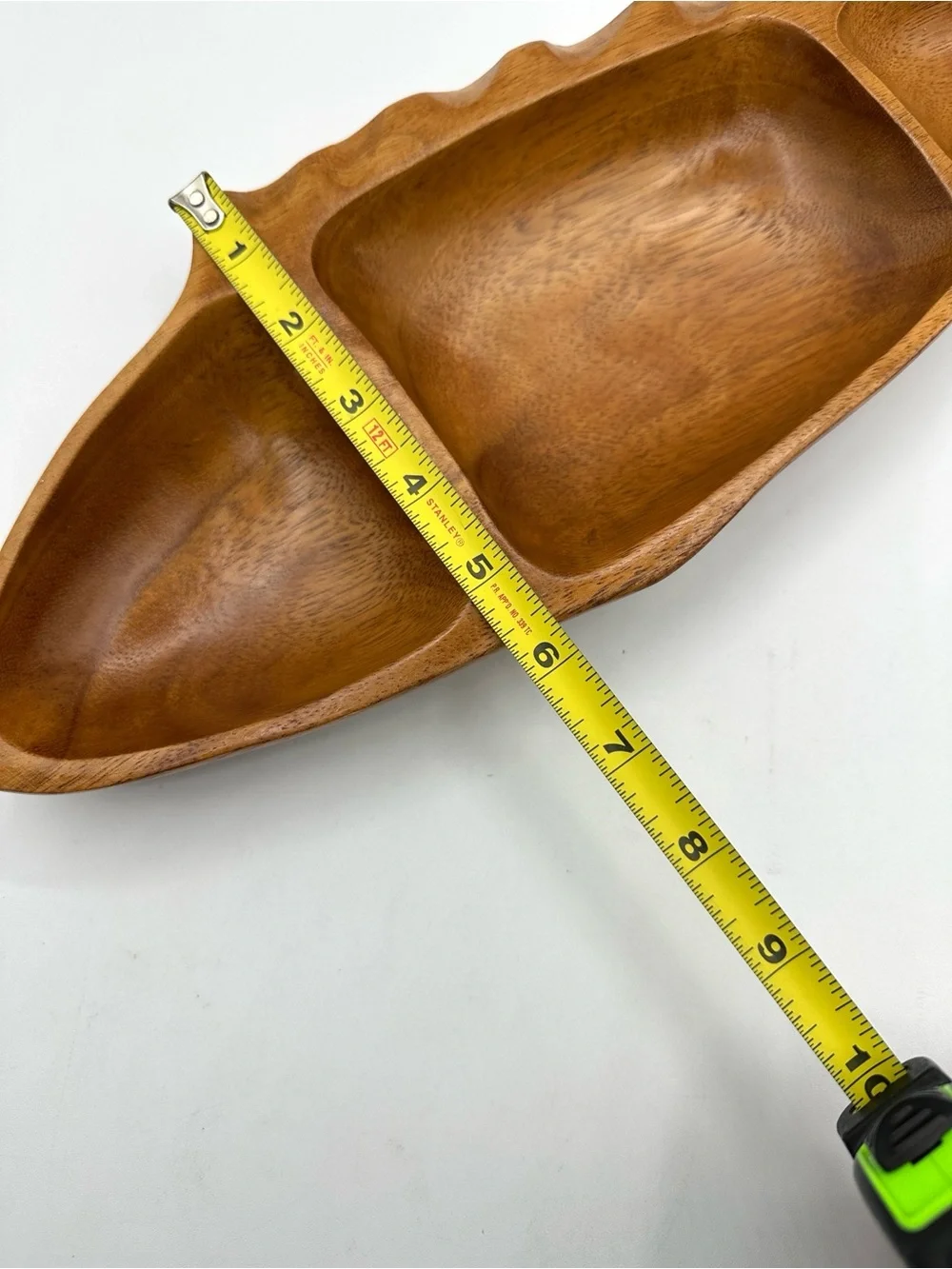 Leilani Monkey Pod 3 sectioned Serving Tray.